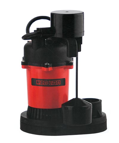 Red Lion Sump Pump with Vertical Float, RL-SP50V, 4300 gph