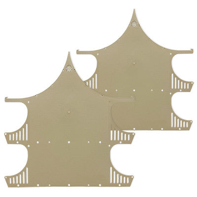 S&K Replacement Side Panels for PBH-12 Houses, Tan, 2 Pack