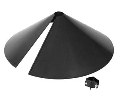 Stokes Squirrel Baffle, Black, 18" dia.