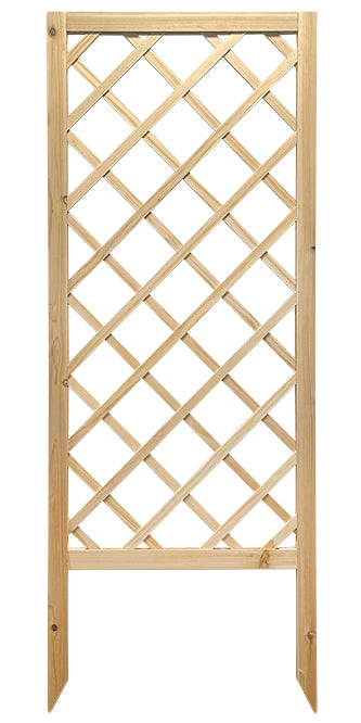 Terra Verde Framed Lattice Trellis, Tan, 72"H