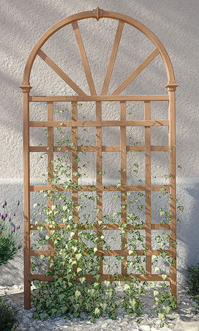 New England Savannah Composite Wood Trellis, Tan, 77.25"H