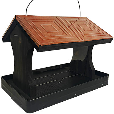 Woodlink Vintage Tin Panel Roof Hopper Feeder