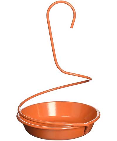 Woodlink Metal Spiral Oriole Feeder, Orange