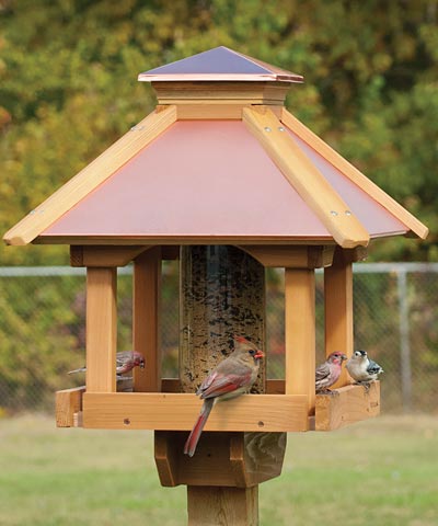 Woodlink Large Coppertop Gazebo Bird Feeder