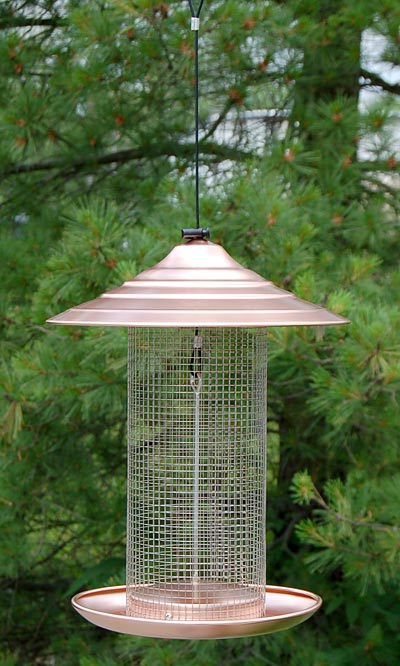 Woodlink Brushed Copper Sunflower Bird Feeder