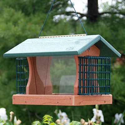 Woodlink Going Green Premier Bird Feeder with Suet Cages