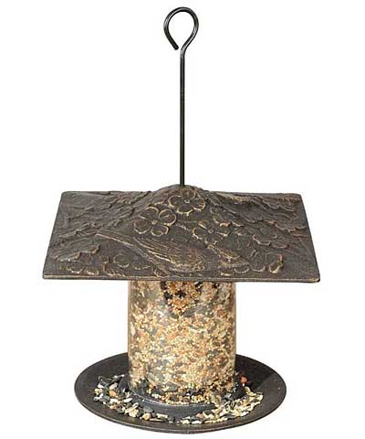 Whitehall Cardinal Tube Bird Feeder, Oil Rubbed Bronze