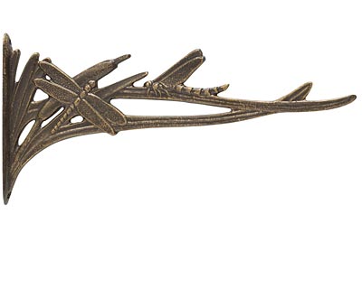 Whitehall Dragonfly Nature Hook, French Bronze, 14.25"